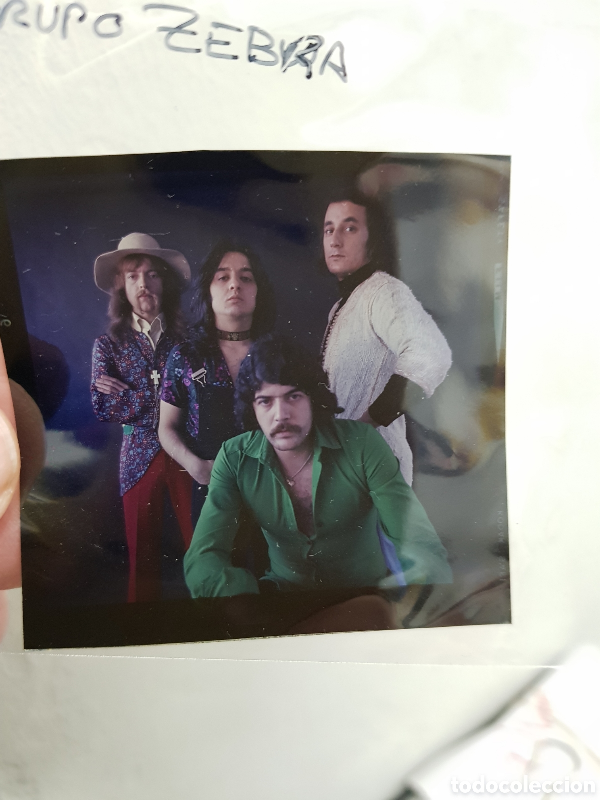 Photos de Chanteurs et Chanteuses: GRUPO ZEBRA: UNICO SLIDE PUBLICITARIO DE LA BANDA-OPORTUNIDAD UNICA COLECCIONISTAS