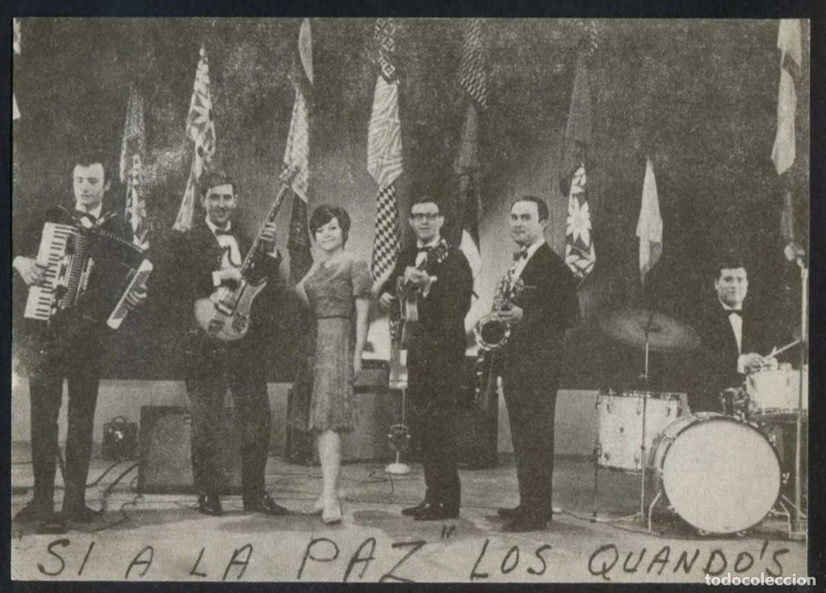 Photos de Chanteurs et Chanteuses: *Los Quando's - S&iacute; a la Paz* Al dorso *Referendum Nacional 14 Diciembre 1966*
