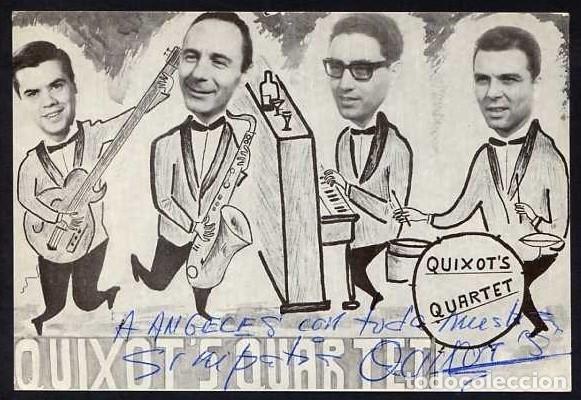 Photos de Chanteurs et Chanteuses: *Quixot's Quartet* Promocional 100x148 mms. Dorso en blanco.