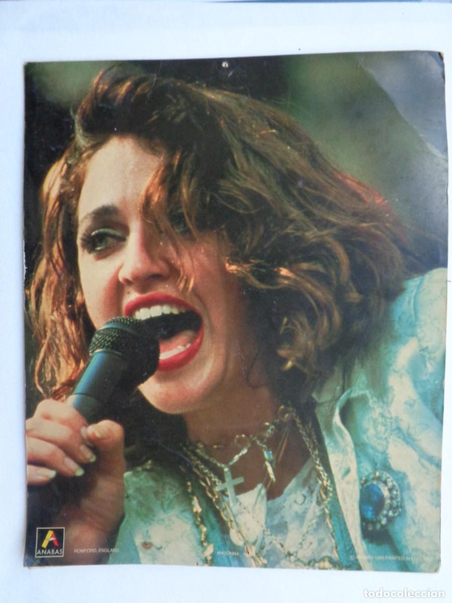 Fotos de Cantantes: GRAN POSTAL DE LA CANTANTE MADONNA . DE ANABAS, 1985 .... 20 X 25 CM