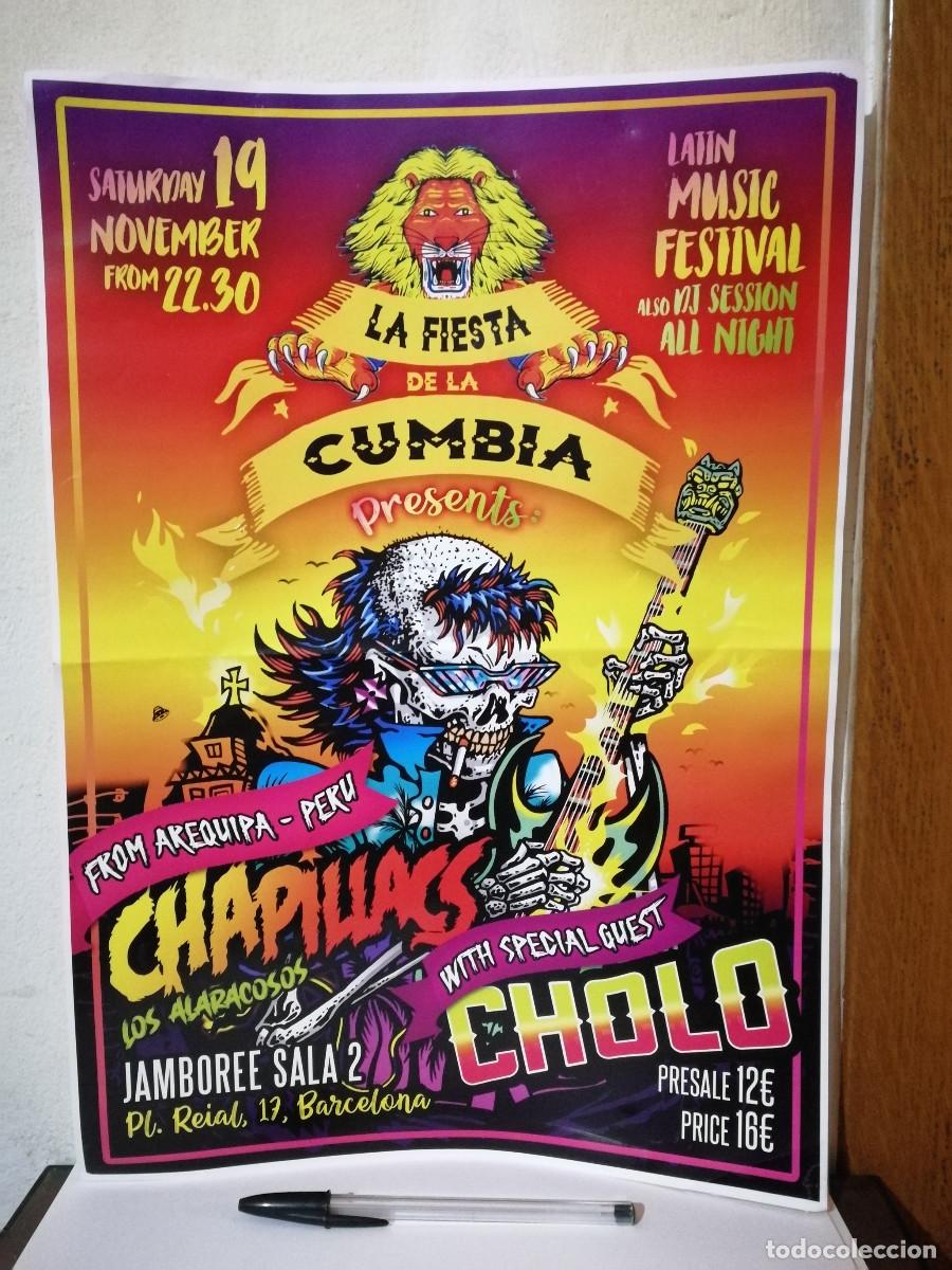 Photos of Singers: CARTEL ORIGINAL -A3- LA FIESTA DE LA CUMBIA - MUSICA - CHAPILLACS - CHOLO PERU - CALAVERA