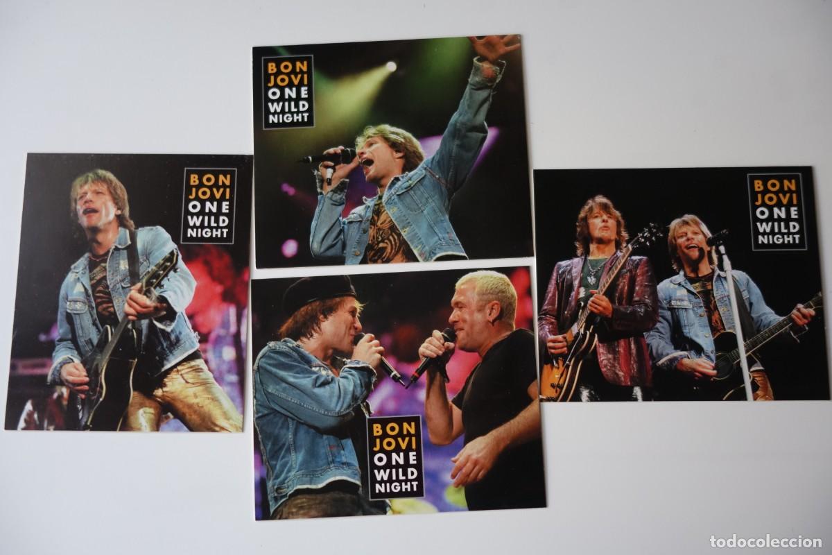 Fotos de cantantes: BON JOVI: Set 4 Postales promocionales &rdquo;ONE WILD NIGHT&rdquo;