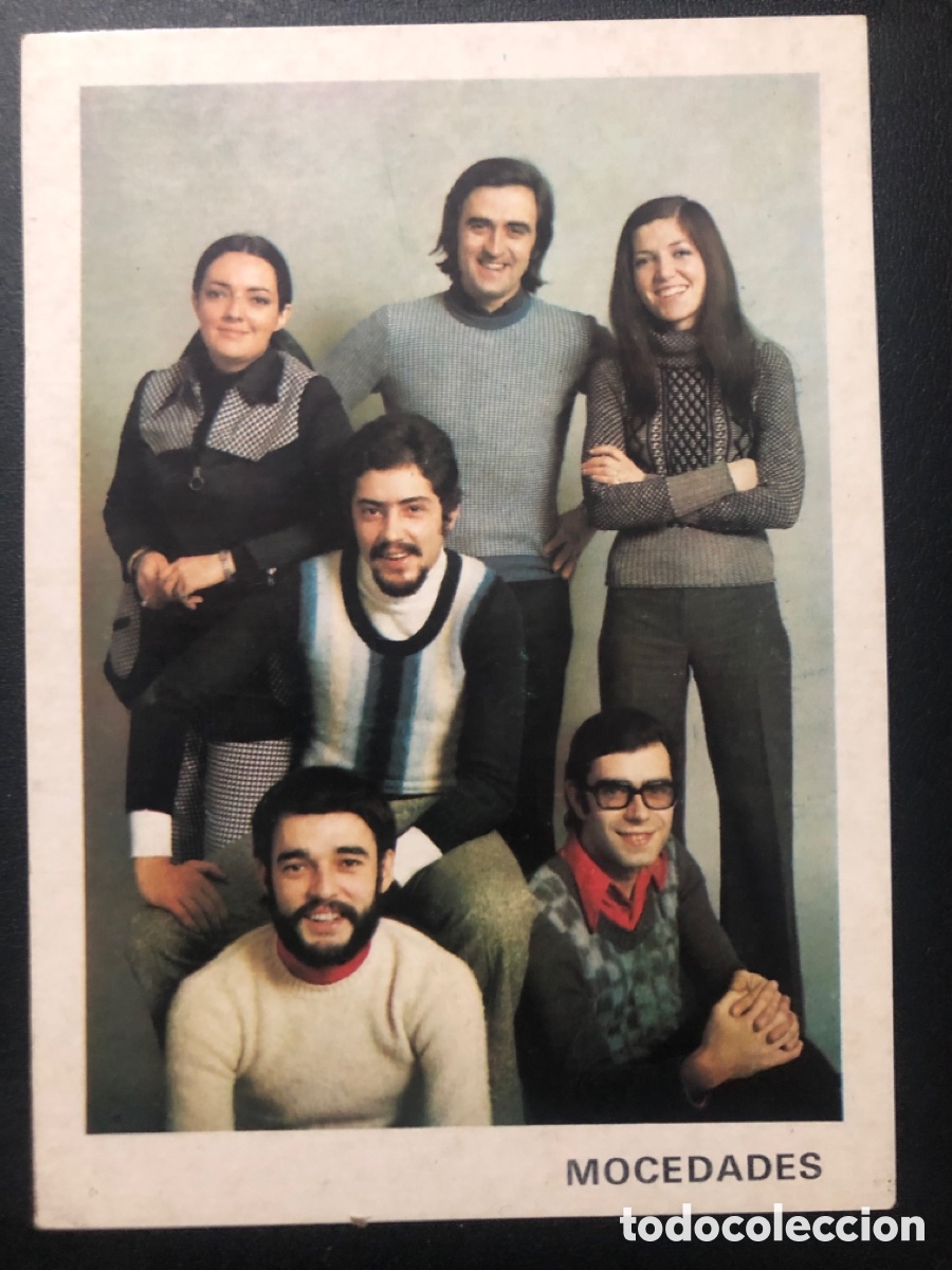 Fotos de Cantantes: Tarjeta promocional Novola de mocedades discografia