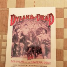 Fotos de Cantantes: POSTAL TARJETA CARD BOB DYLAN WITH THE GRATEFUL DEAD LIVE 1987. METRO MUSIC MM94 DYLAN AND THE DEAD