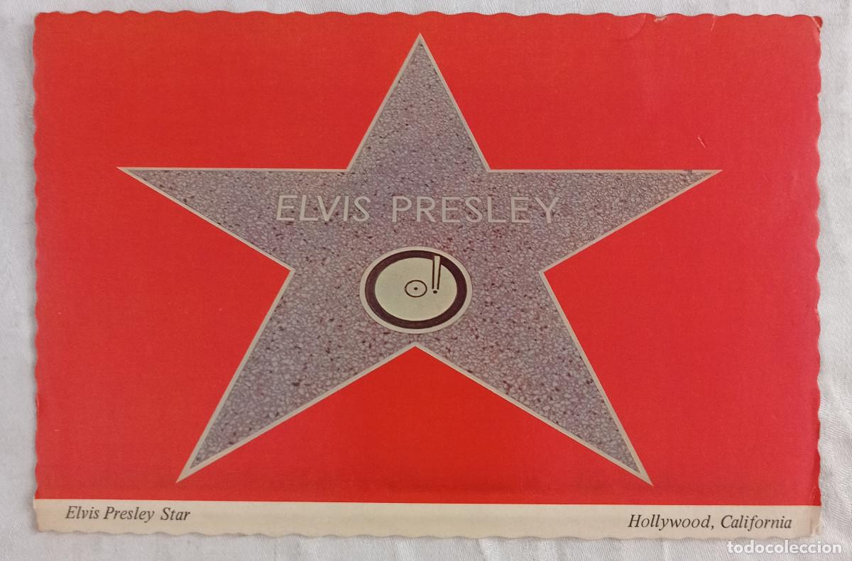 Fotos von Musikern: ELVIS PRESLEY STAR. Hollywood Walk of fame. POSTAL