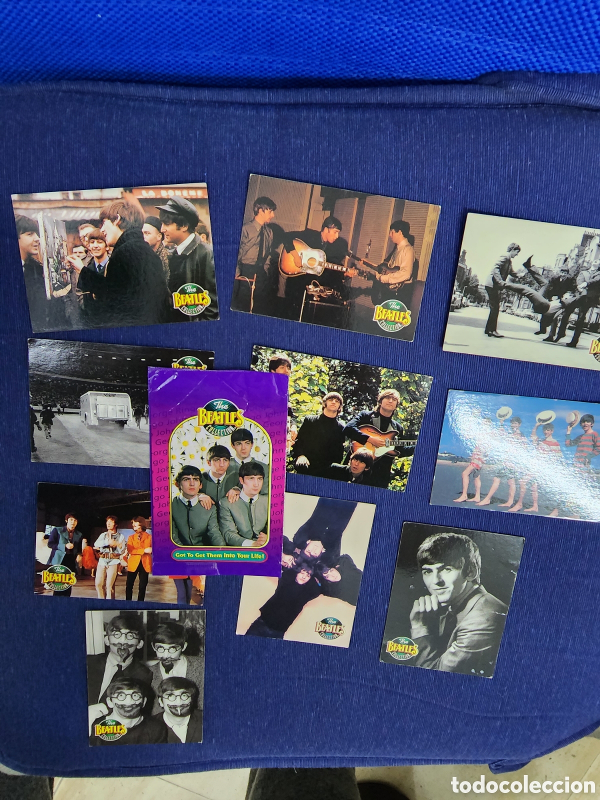 Fotos von Musikern: THE BEATLES COLLECTION CARDS APPLE 1993 SOBRE ORIGINAL ABIERTO CON 10 UNIDADES