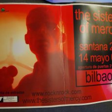 Fotos de Cantantes: POSTER CONCIERTO THE SISTERS OF MERCY BILBAO 2006. Lote 398408334