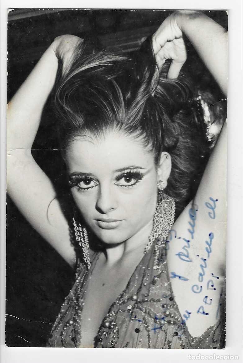 Photos of Singers: FOTO Y DEDICATORIA, DE PEPI A SU TITOS Y PRIMOS.- ESPECTACULO-LOS MOLINOS- VER FOTO