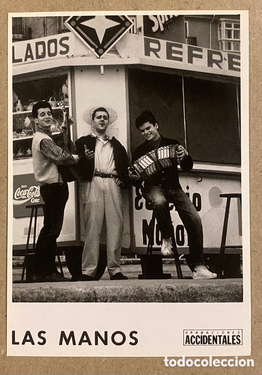 Fotos de Cantantes: LAS MANOS DE ORLAC. FOTOGRAF&Iacute;A PROMOCIONAL DISCOGR&Aacute;FICA GRABACIONES ACCIDENTALES.