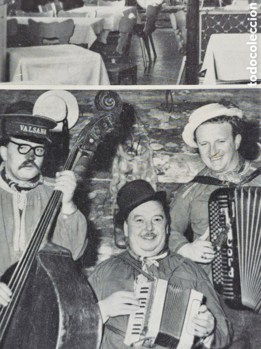 Fotos de cantantes: Postal Sporthotel Valsana Arosa, Suiza. Grupo Max Moritz 1950s 1960s