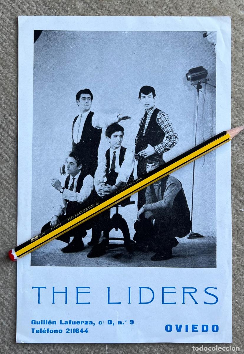 Fotos de Cantores: Peque&ntilde;o cartel del Conjunto The Liders (Oviedo - Asturias) - Grupo de Rock & Roll - A&ntilde;os 60