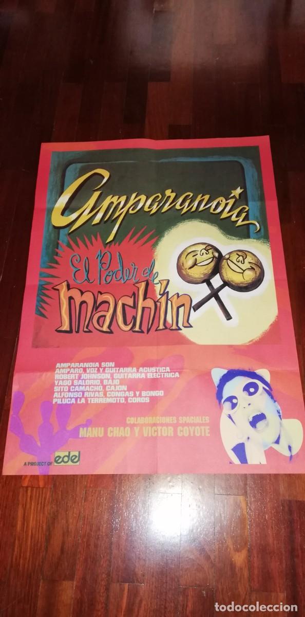 Fotos von Musikern: 9B- POSTER ORIGINAL LANZAMIENTO A&Ntilde;OS 90&acute;S/00&acute;S- AMPARANOIA- 67X49