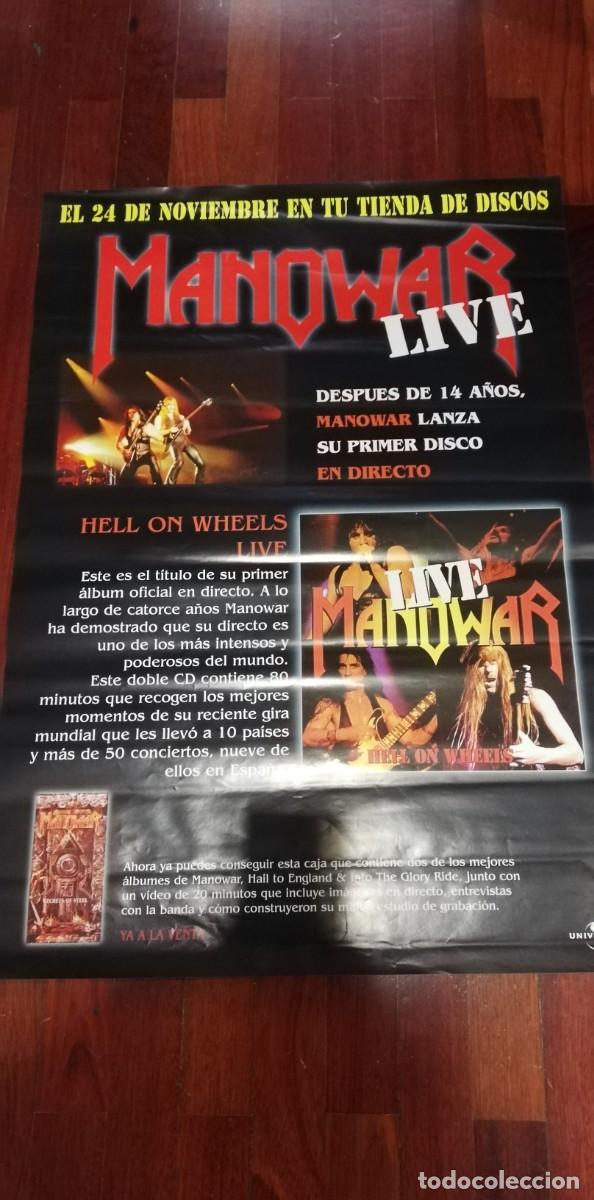 Fotos von Musikern: 5D- POSTER ORIGINAL LANZAMIENTO A&Ntilde;OS 90&acute;S/00&acute;S-MANOWAR- 68X48
