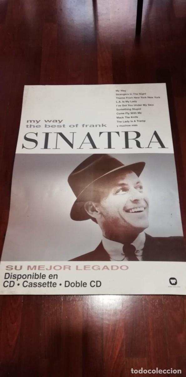 Fotos von Musikern: 3E- POSTER ORIGINAL LANZAMIENTO A&Ntilde;OS 90&acute;S/00&acute;S-SINATRA- 68X48 DURO- DOBLE CARA