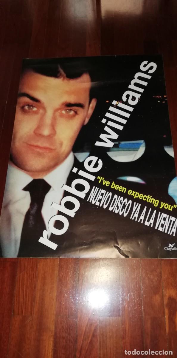Fotos von Musikern: 5L- POSTER ORIGINAL LANZAMIENTO A&Ntilde;OS 90&acute;S/00&acute;S-ROBBIE WILLIAMS- 69X48 APRX