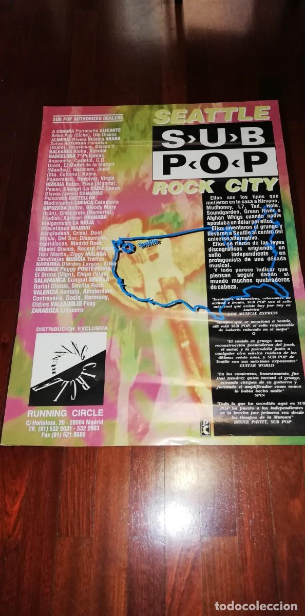 Fotos von Musikern: 7L- POSTER ORIGINAL LANZAMIENTO A&Ntilde;OS 90&acute;S/00&acute;S- SUB POP- 69X48 APRX