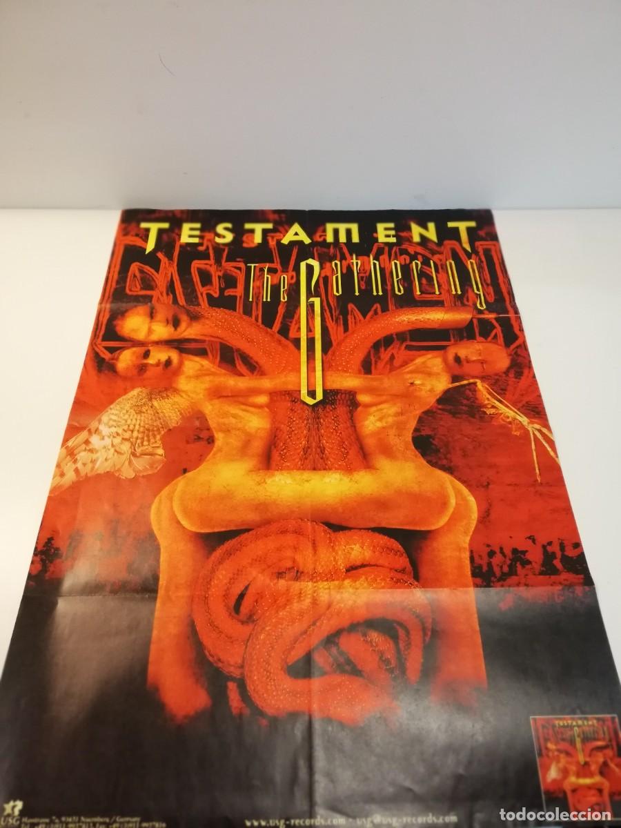 Fotos von Musikern: 5W- POSTER ORIGINAL LANZAMIENTO A&Ntilde;OS 90&acute;S/00&acute;S- TESTAMENT- 84X60 APRX