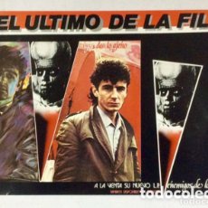 Fotos de Cantantes: EL ÚLTIMO DE LA FILA “ENEMIGOS DE LO AJENO” (1986). CARTEL ORIGINAL PROMOCIONAL DEL ÁLBUM.
