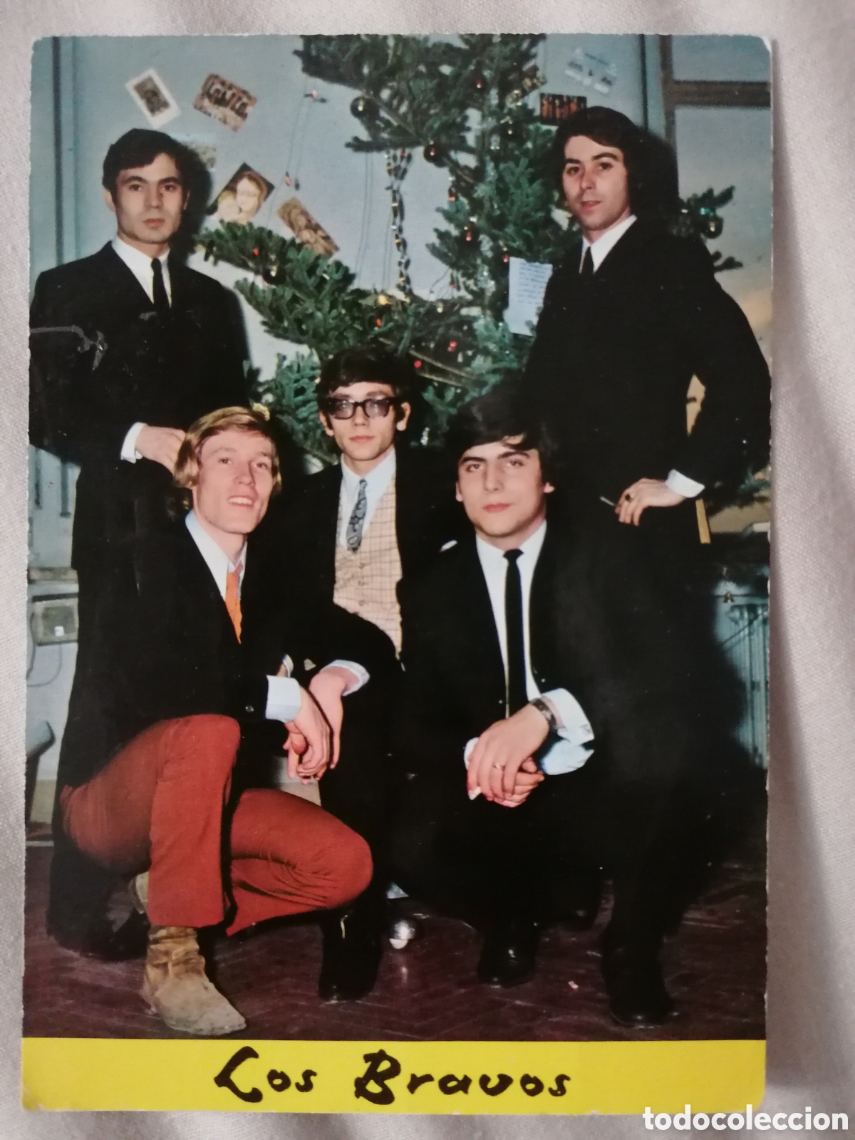 Photos of Singers: Postal del grupo LOS BRAVOS.
