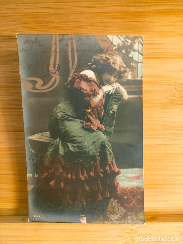 Photos de Chanteurs et Chanteuses: ARTISTA SIN IDENTIFICAR-FOTOGRAFICA-POSTAL ANTIGUA-VER FOTOS-(102.497)