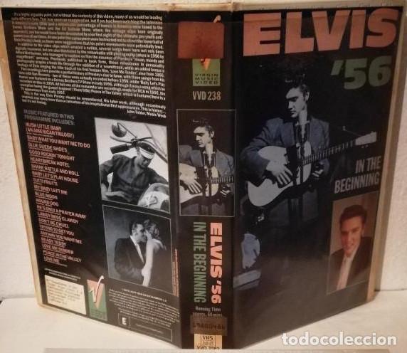 Photos of Singers: CARATULA ORIGINAL -A4- ELVIS '56 IN THE BEGINNING - MUSIC - ROCK N ROLL - VIRGIN 1987