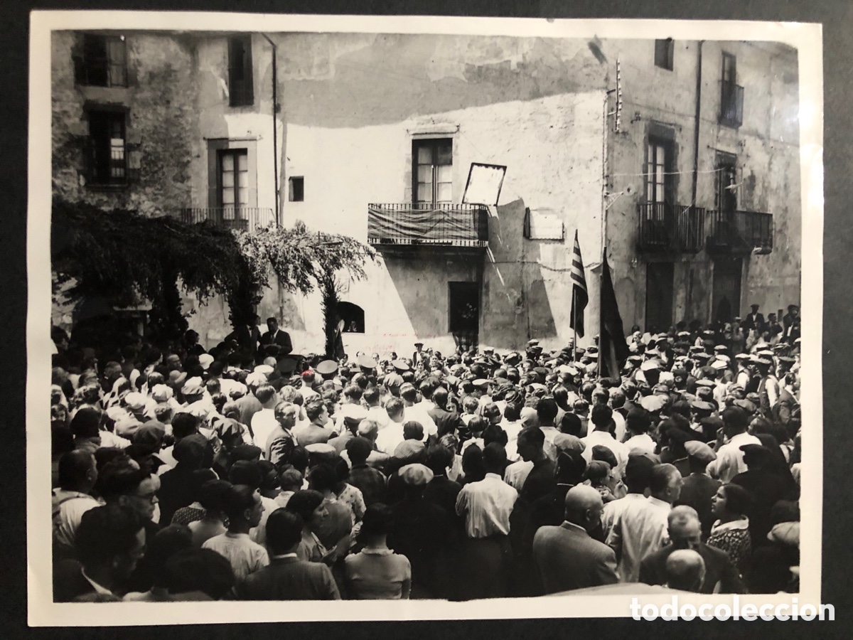 Photos of Singers: Homenaje 1933 placa casa natal del tenor Francisco vi&ntilde;as en Moia Moya 18 x 24 cm