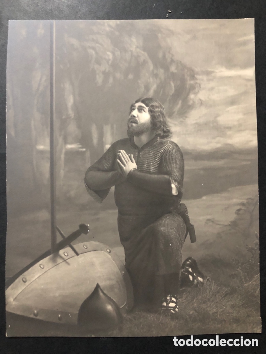 Photos of Singers: Foto original del tenor Francisco vi&ntilde;as 19 x 24 cm