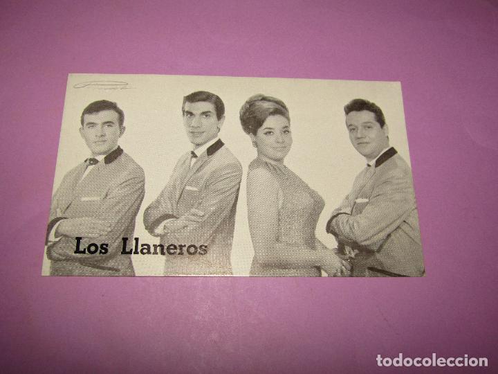 Fotos von Musikern: Antigua Foto Promocional y Discograf&iacute;a de LOS LLANEROS en Discos ZAFIRO - A&ntilde;o 1970s.