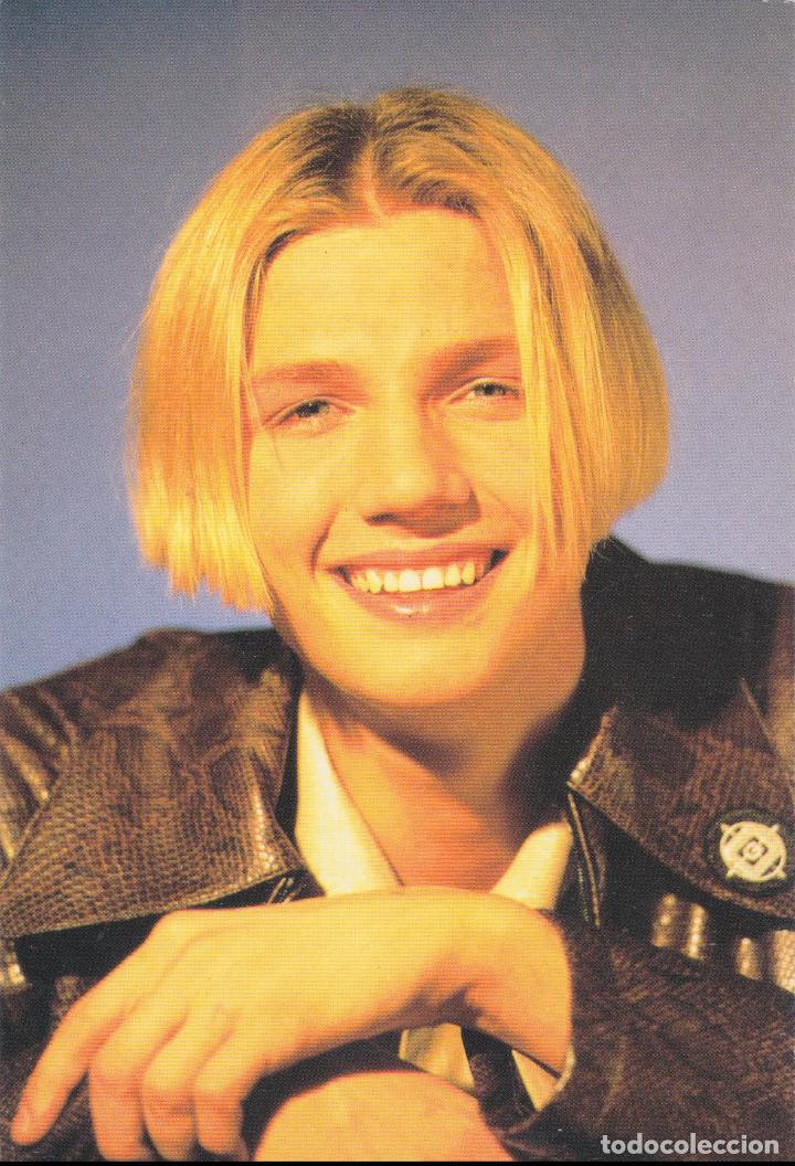 Fotos de Cantantes: FOTO POSTAL DE NICK CARTER DEL GRUPO LOS BACKSTREET BOYS - DORSO EN BLANCO