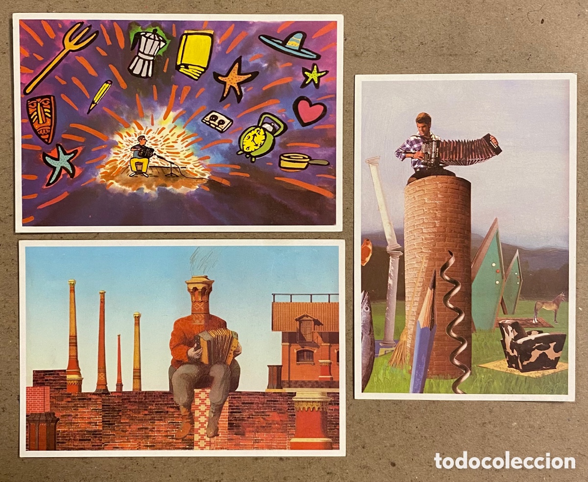 Photos of Singers: KEPA JUNKERA TRIKITIXA (2000). LOTE DE 3 POSTALES PROMOCIONALES DEL &Aacute;LBUM.