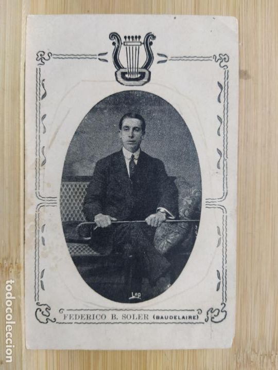Fotos von Musikern: FEDERICO B. SOLER (BAUDELAIRE)-POSTAL ANTIGUA-(105.000)