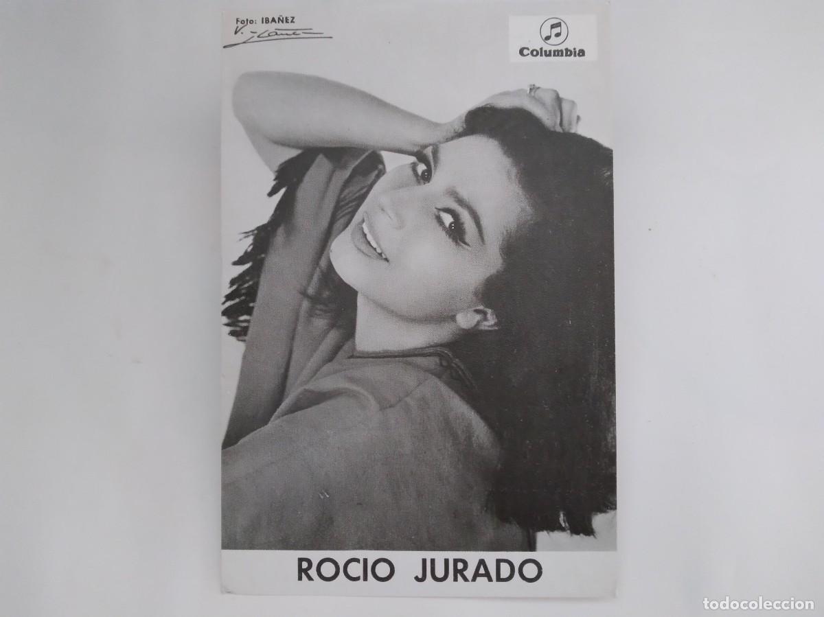 Fotos de Cantantes: ANTIGUAL POSTAL ROCIO JURADO ULTIMAS GRABACIONES COLUMBIA RV 1474