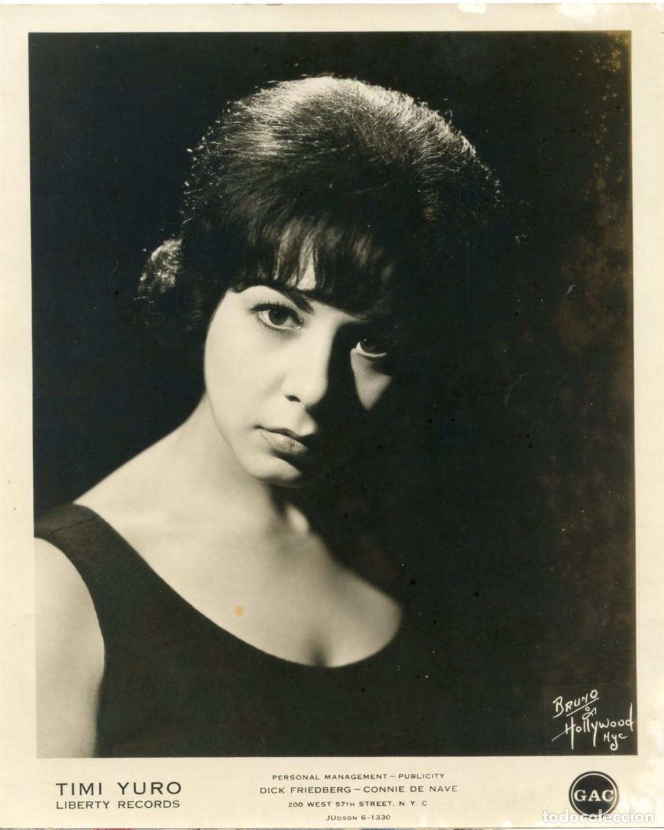 Photos of Singers: TIMI YURO. FOTO ORIGINAL USA, 1964