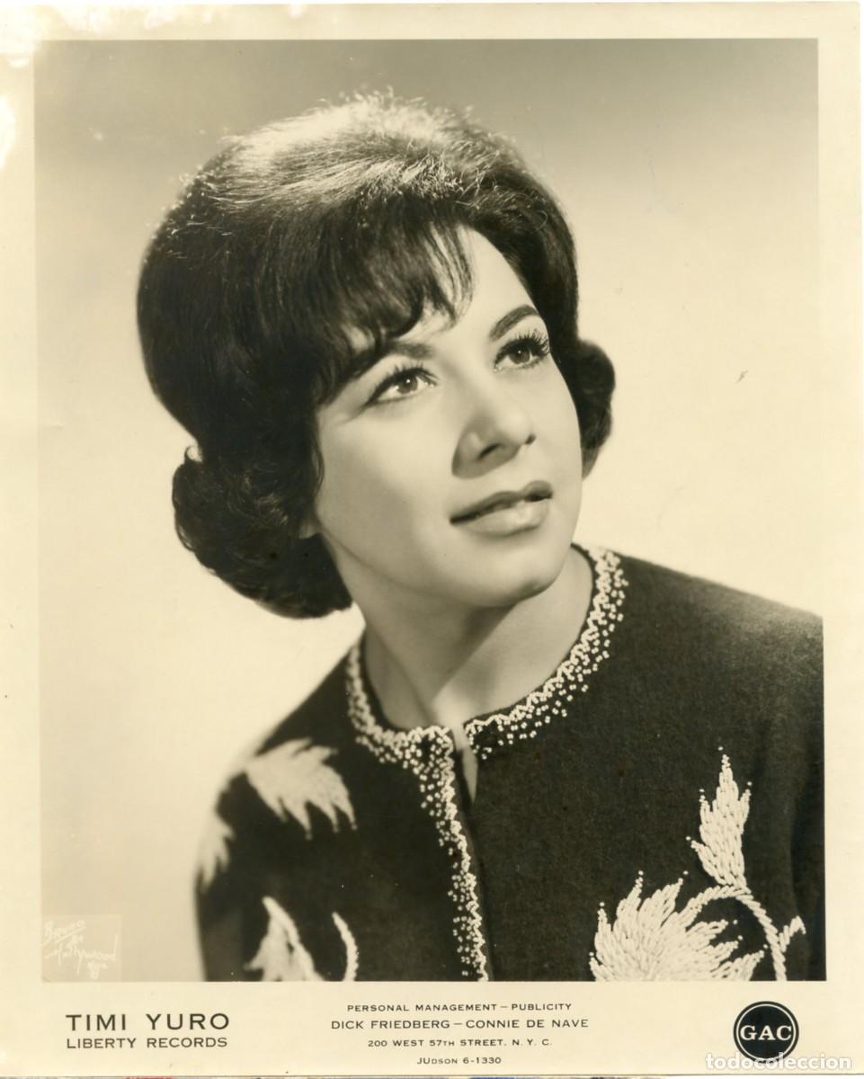 Photos of Singers: TIMI YURO. FOTO ORIGINAL USA, 1964