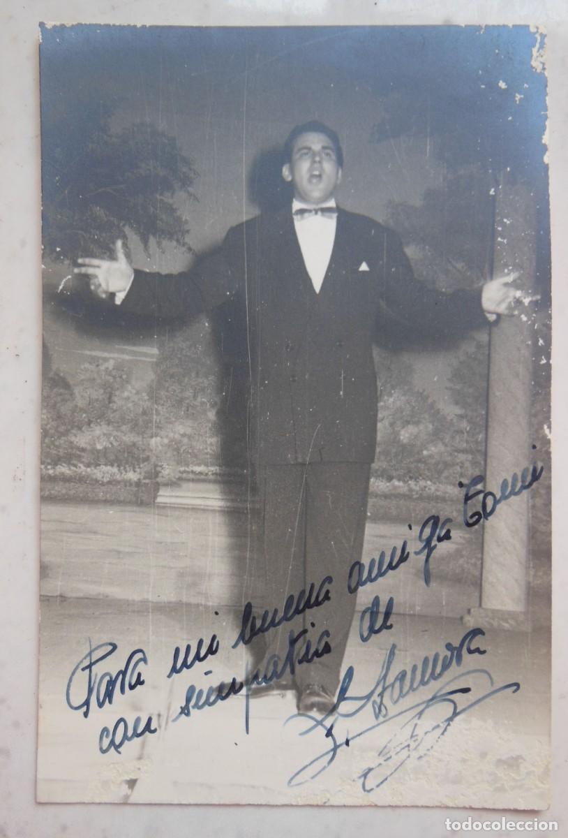 Fotos de Cantores: FRANCISCO ZAMORA (cantante) Dedicatoria aut&oacute;grafa