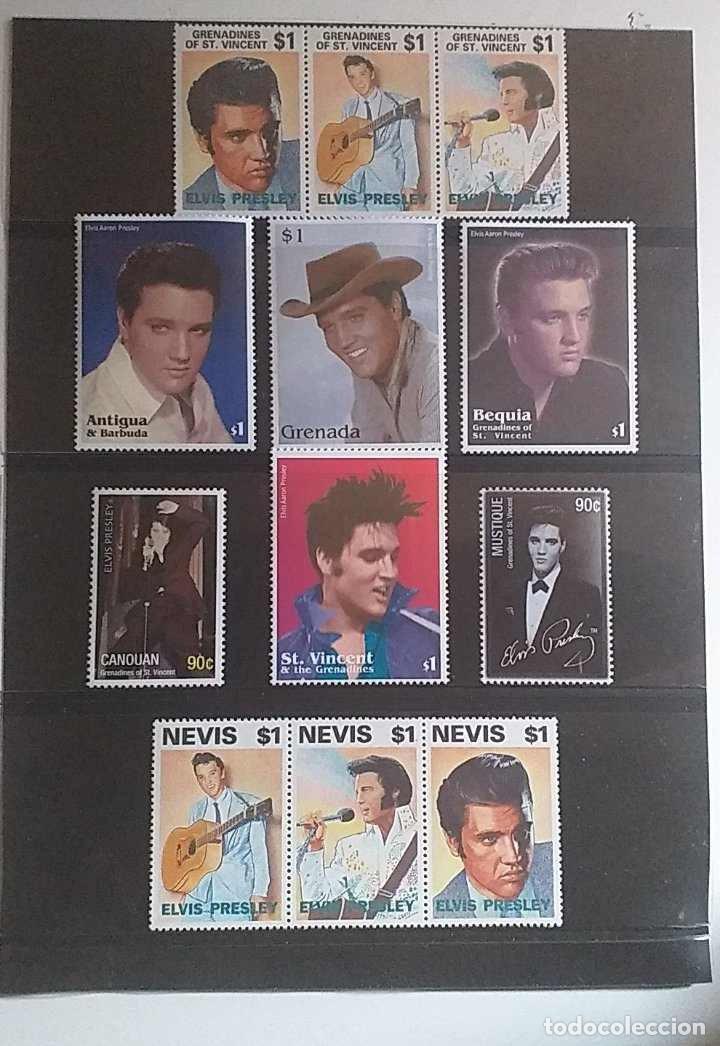 Fotos von Musikern: SELLOS ELVIS PRESLEY ANTIGUA & BARBUDA/GRENADINES ST.VINCENT/GRENADA/NEVIS 12v.