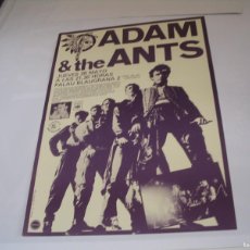 Fotos de Cantantes: ADAM & THE ANTS CARTEL ORIGINAL BARCELONA 40X28 GIRA TOUR 1981 EDG