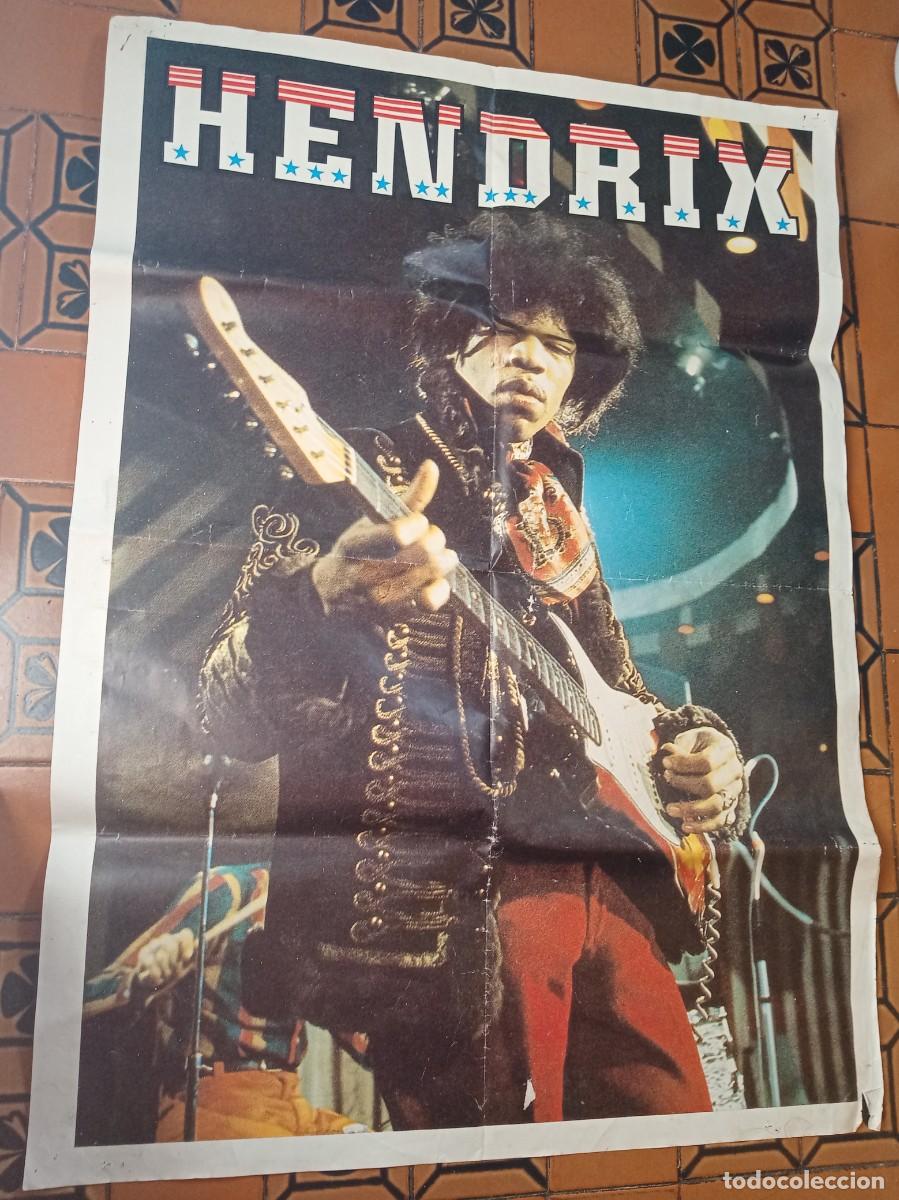 Fotos de Cantantes: Poster Cartel de Gran Tama&ntilde;o Leyendas Genios de la Guitarra Rock Jimi Hendrix USA EEUU