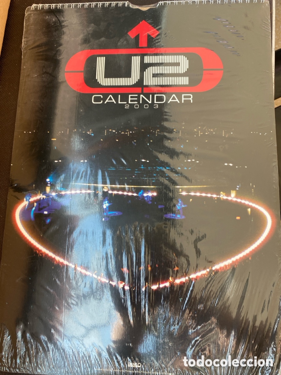 Fotos de Cantantes: U2 - CALENDARIO A&Ntilde;O 2003 PRECINTADO TAMA&Ntilde;O A3 - CON 12 PAGINAS