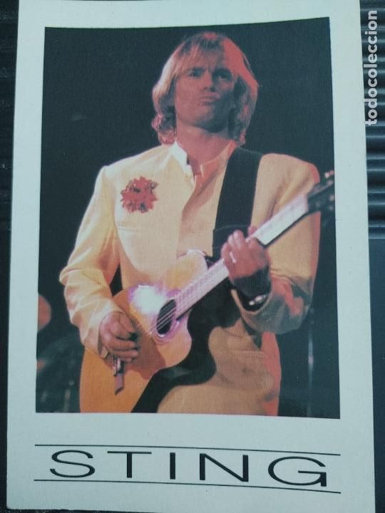 Fotos de Cantantes: POSTAL STING THE POLICE N&ordm; X327, SPLASH MANTCHESTER ENGLAND RARA