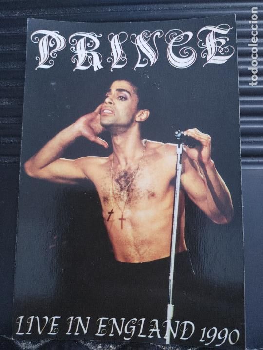 Photos de Chanteurs et Chanteuses: POSTAL PRINCE LIVE IN ENGLAND 1990 N&ordm; X391, SPLASH MANTCHESTER ENGLAND RARA