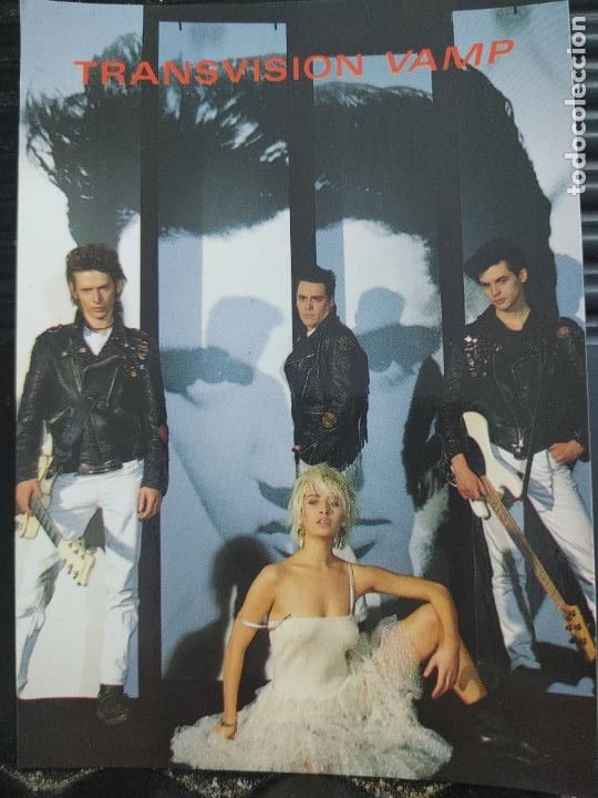 Photos de Chanteurs et Chanteuses: POSTAL TRANSVISION VAMP N&ordm; 502, REFLEX MARKETING ENGLAND, 1989 RARA