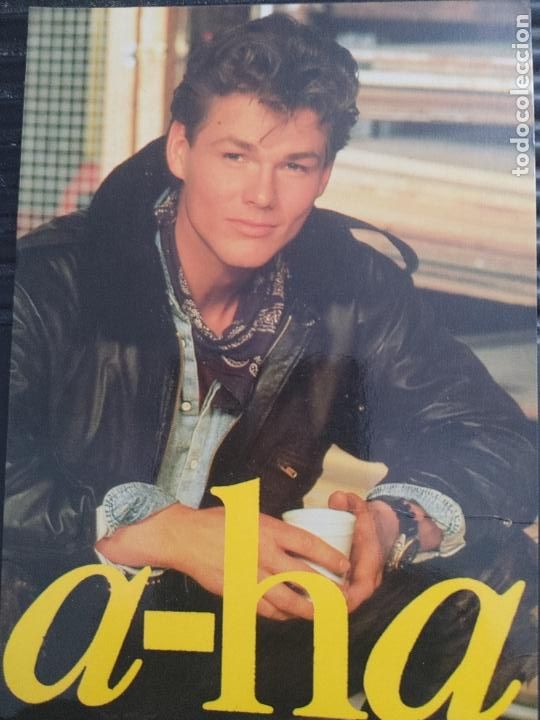 Photos of Singers: POSTAL A-HA N&ordm; 5350, REFLEX MARKETING ENGLAND, 1988 RARA