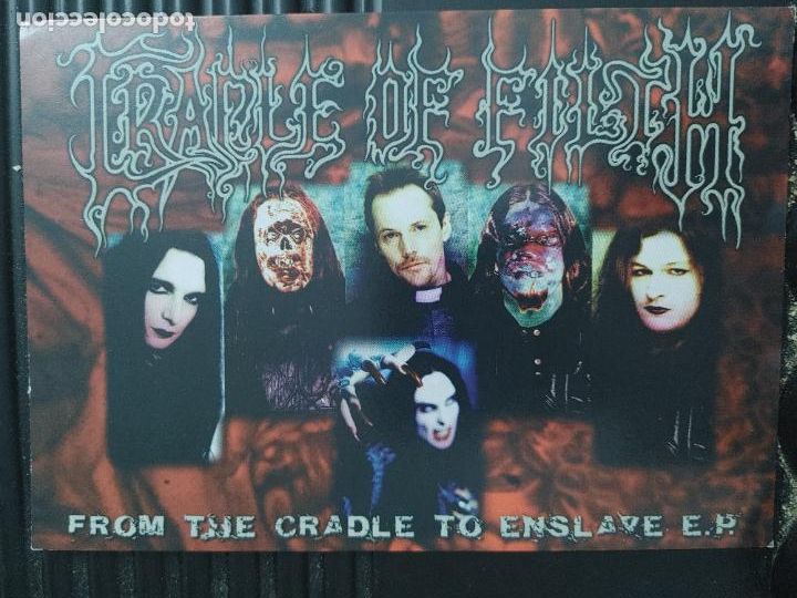 Photos de Chanteurs et Chanteuses: POSTAL SCRADLE OF FILTH, HEAVY METAL, FROM THE CRADLE TO ENSLAVE E.P. MUSIC FOR NACIONS, 1999 RARA
