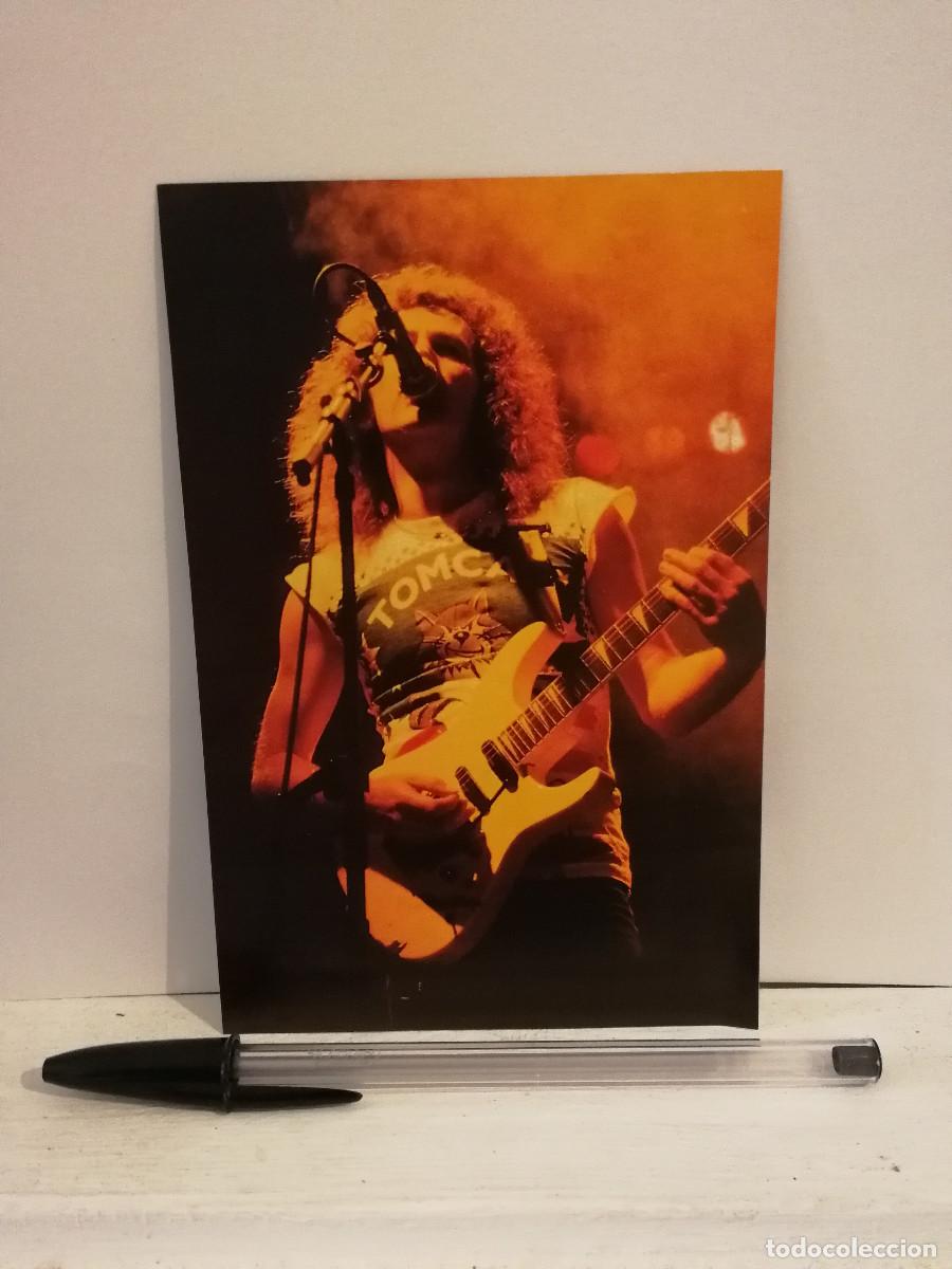 Photos of Singers: TARJETA ACARTONADA -10*15- SAXON CONCIERTO ESPA&Ntilde;A 1992 - HEAVY METAL - HARD ROCK