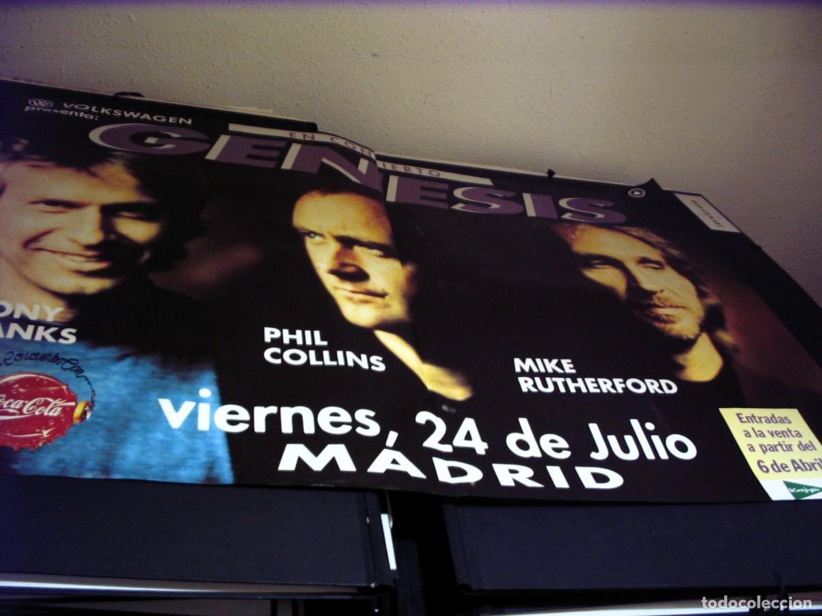 Fotos de Cantores: GENESIS CARTEL ORIGINAL 1992 MADRID GIRA TOUR 88X128 CONCIERTO CANCELADO