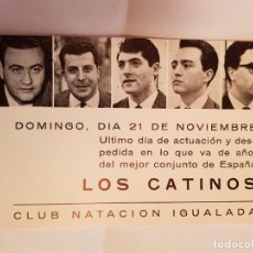 Fotos de Cantantes: PROPAGANDA MUSICA. LOS CATINOS. CLUB NATACIO IGUALADA