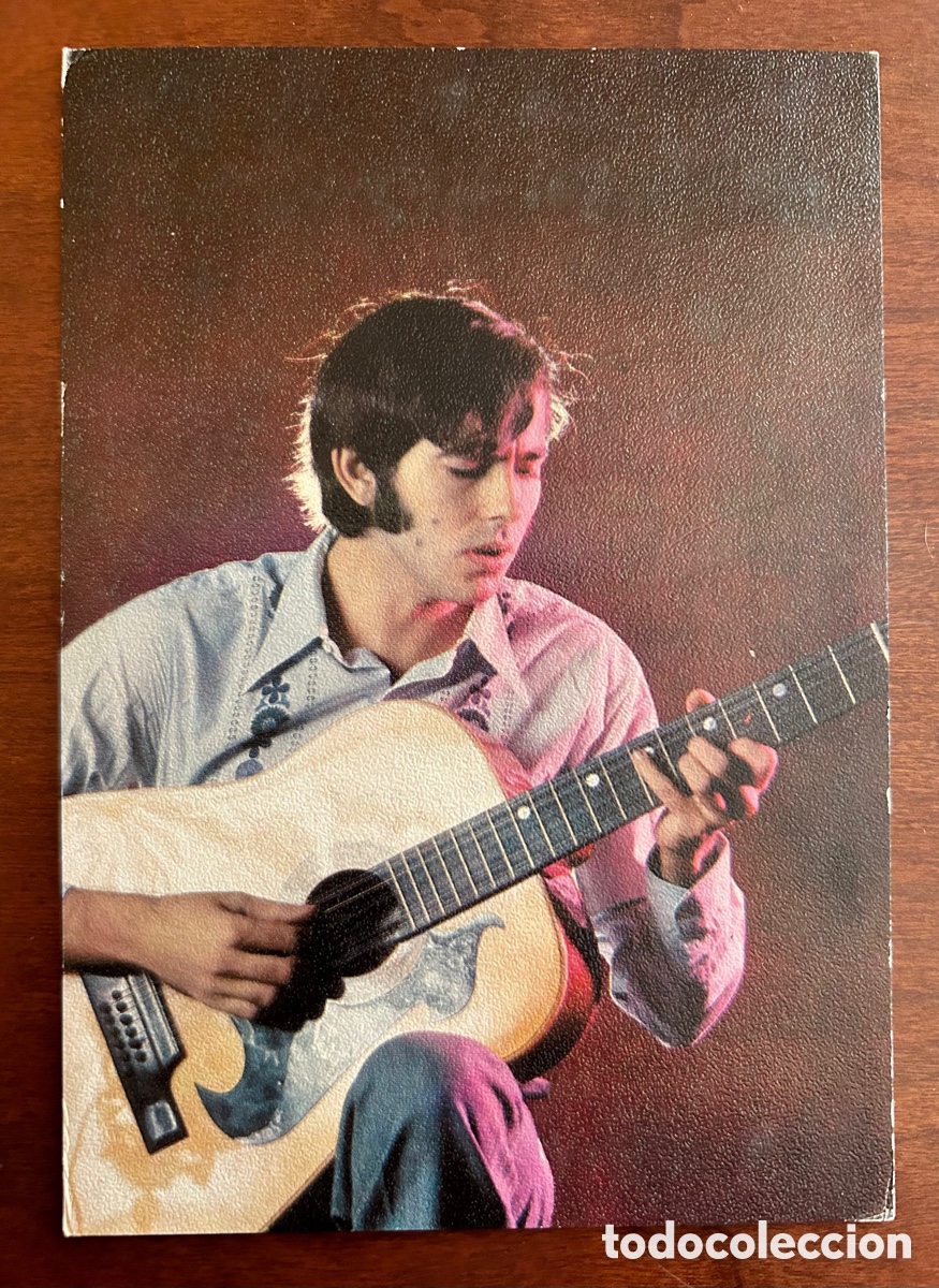 Fotos de Cantores: POSTAL JOAN MANUEL SERRAT. A&Ntilde;OS 60. SIN CIRCULAR.