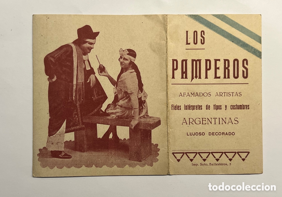 Photos of Singers: LOS PAMPEROS. AFAMADOS ARTISTAS Fieles int&eacute;rpretes de tipos y costumbres ARGENTINAS