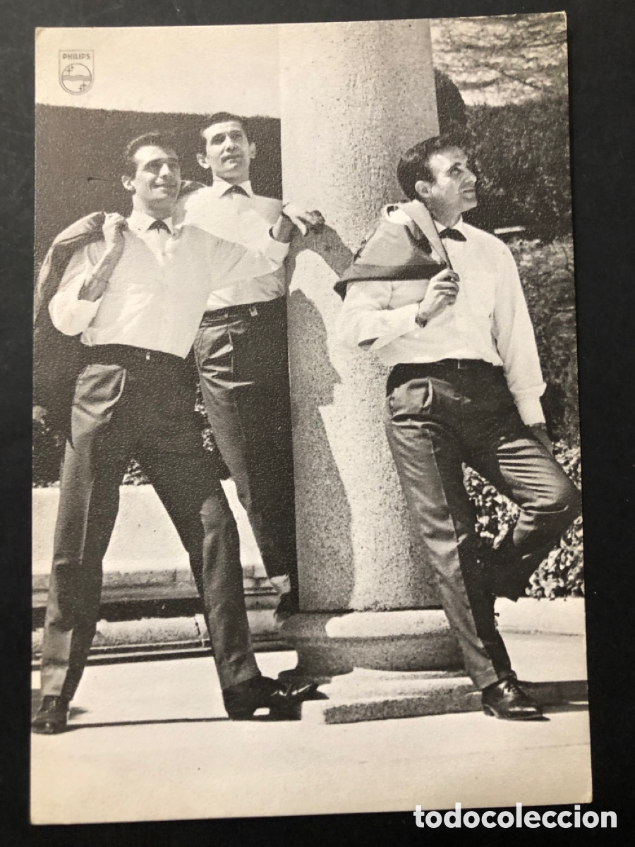 Photos of Singers: Tarjeta discos philips de trio siboney
